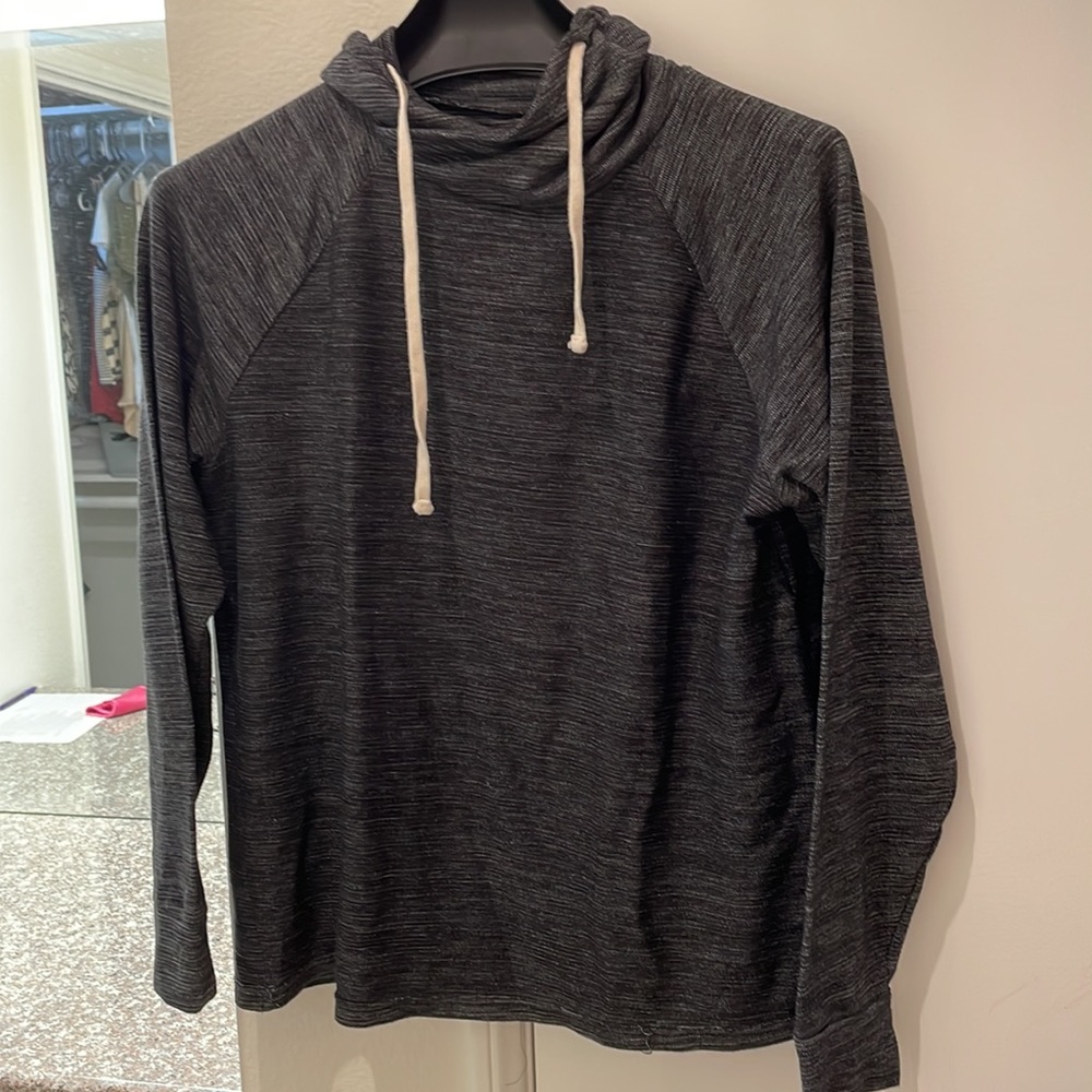 Comfy lightweight Express Mens sweatshirt with false hood
